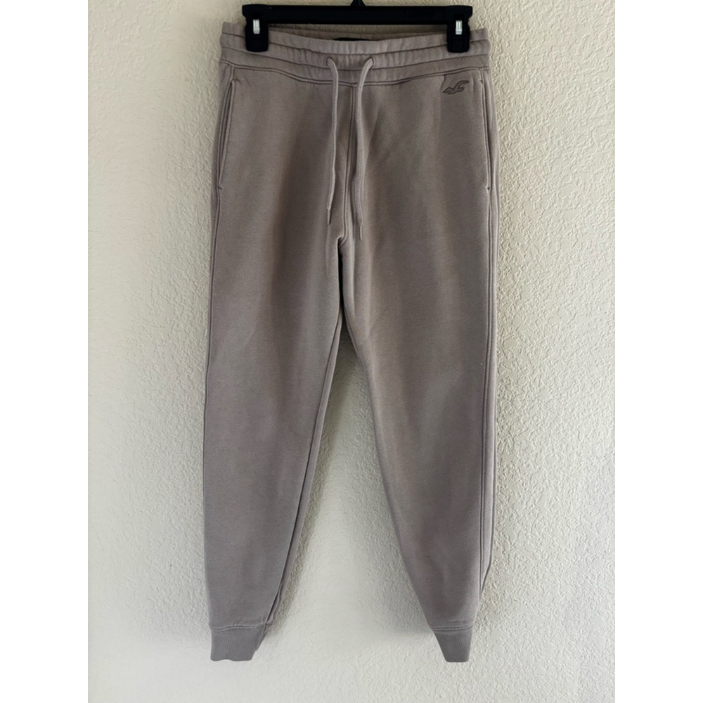 Women's Hollister XS Taupe Fleece Joggers Track Pants